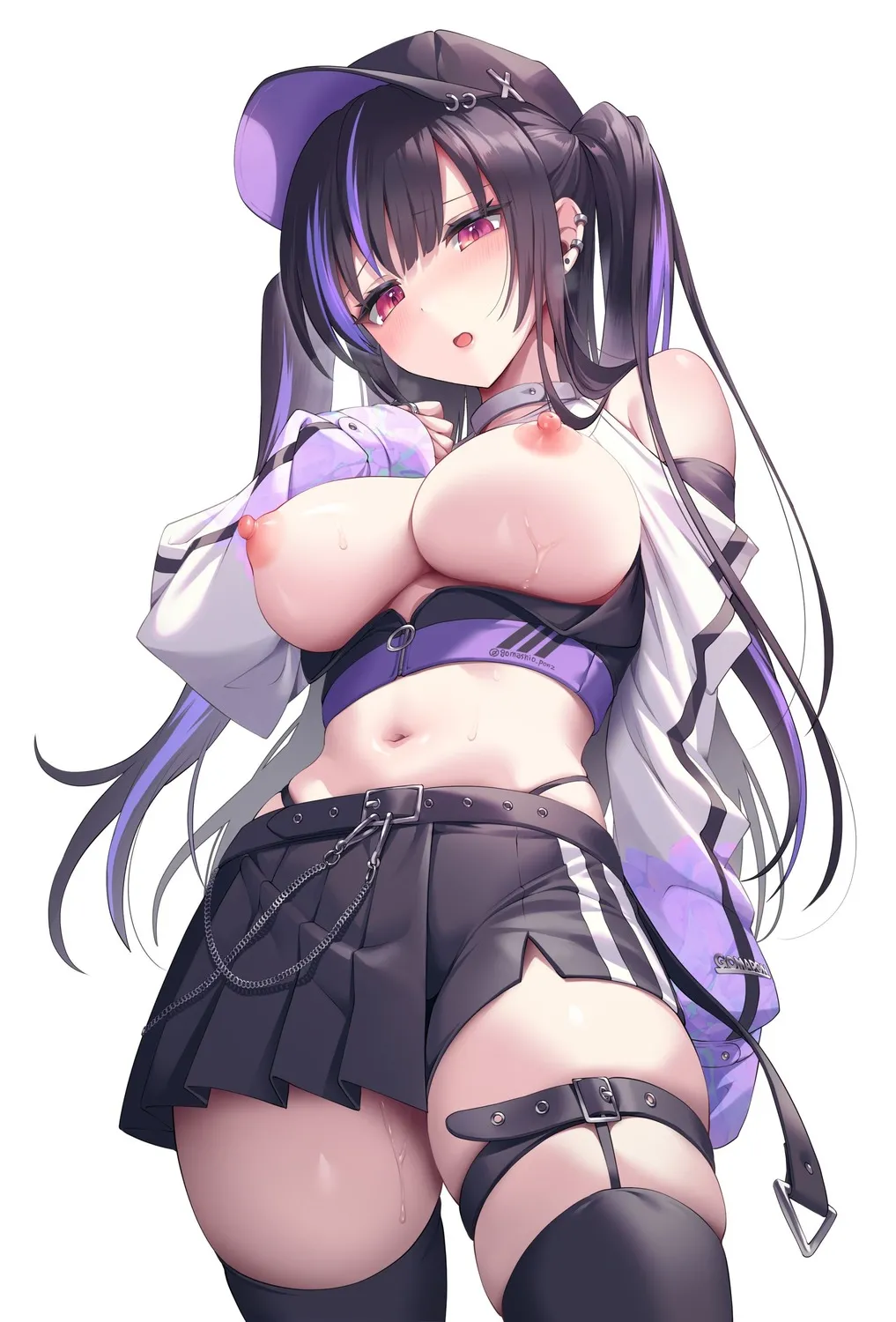 二次美少女のインナーカラー
