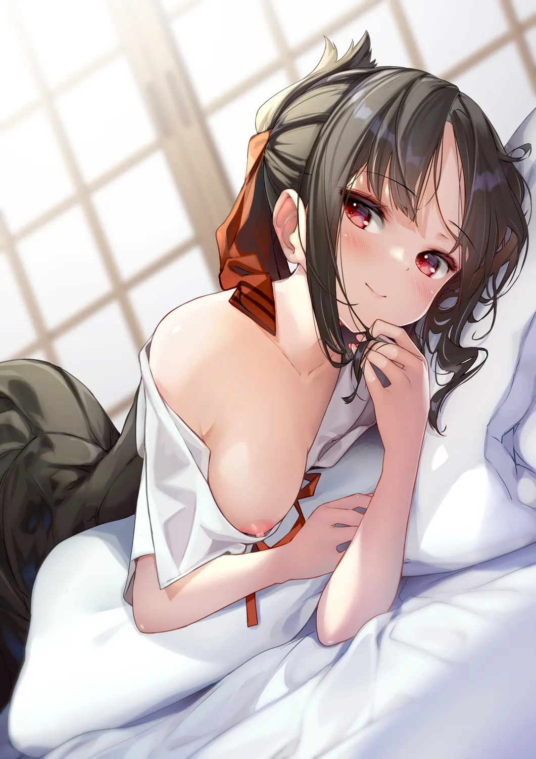 制服からの虹おっぱい