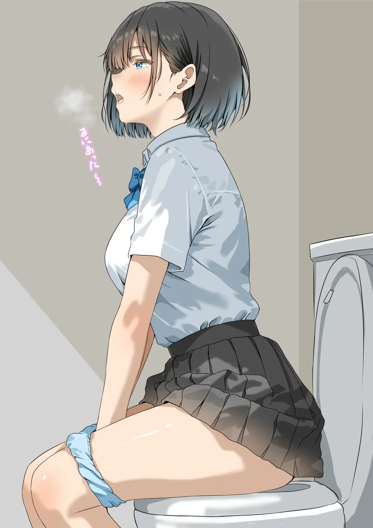 女子高生のトイレ盗撮