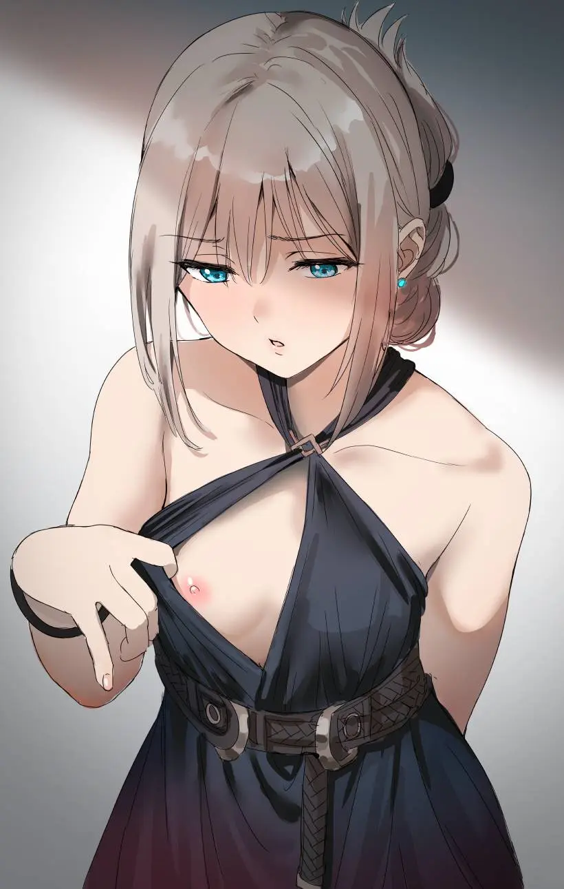 二次エロひかえめオッパイ