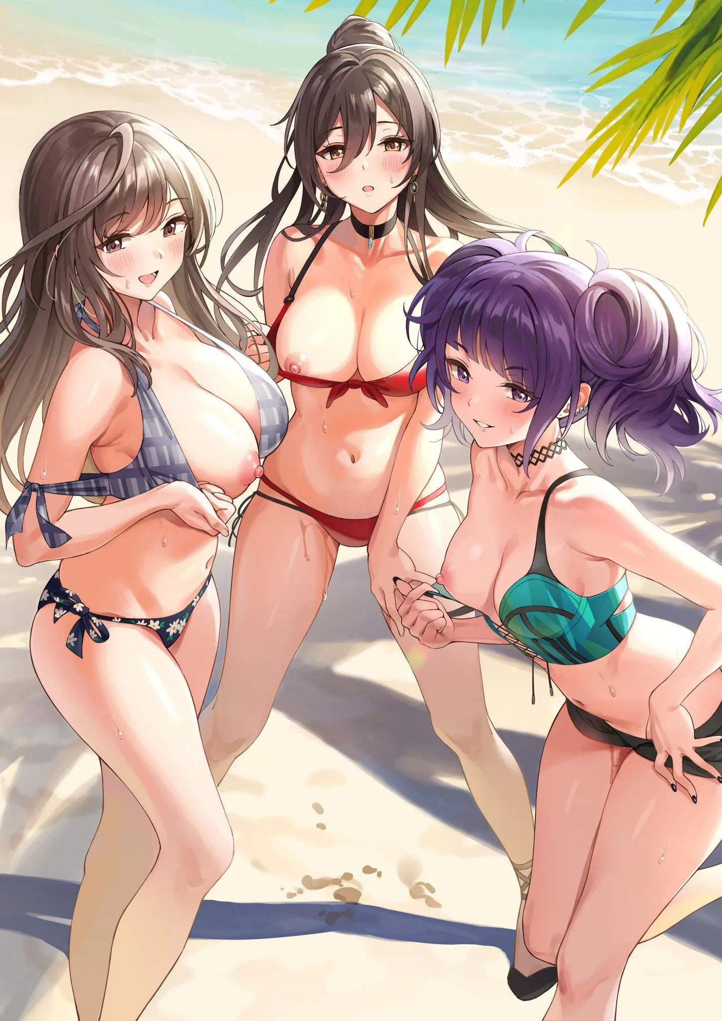 虹の世界の夏の光景