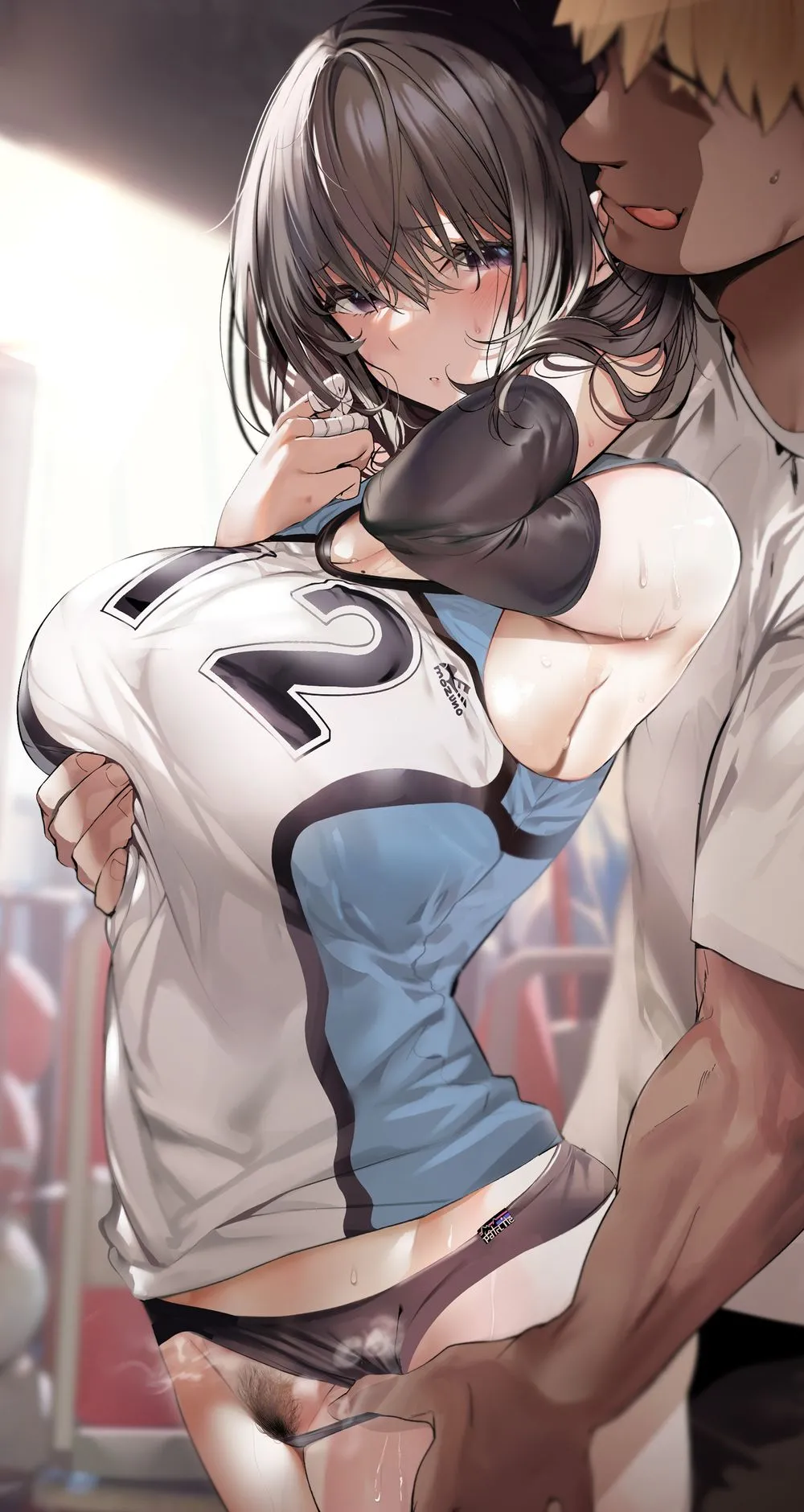fondle the GF