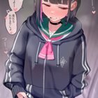セーラー服にパーカー淫乱