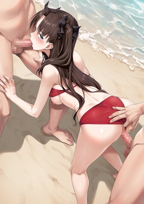 夏は海で遊ぶ若者たち - Orgy