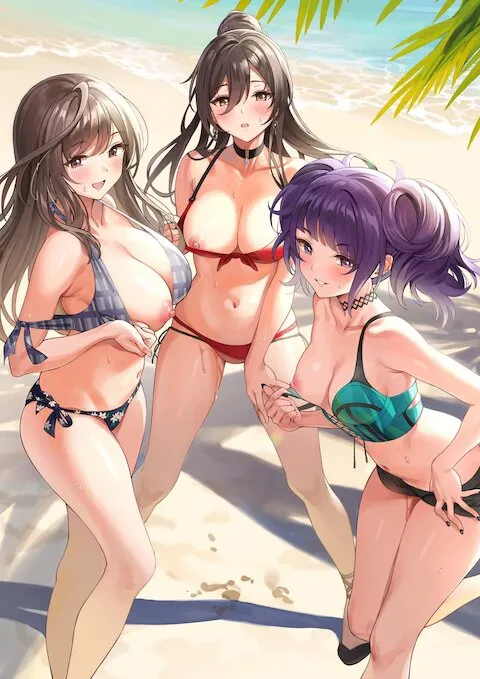 虹の世界の夏の光景