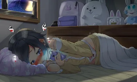 寝る前オナニーはスマホで
